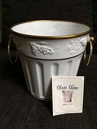 大倉陶園 ゴールドライン レリーフワインクーラー ゴールドライン レリーフワインクーラー